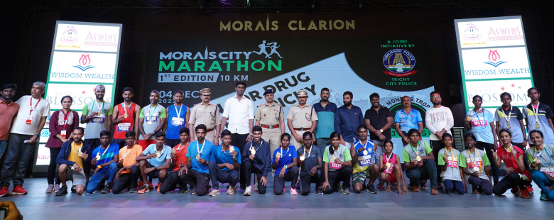 ur first edition, held on December 4, 2022, was a major success, with over 3,000 participants taking part in the "Run for a Drug-Free Trichy."